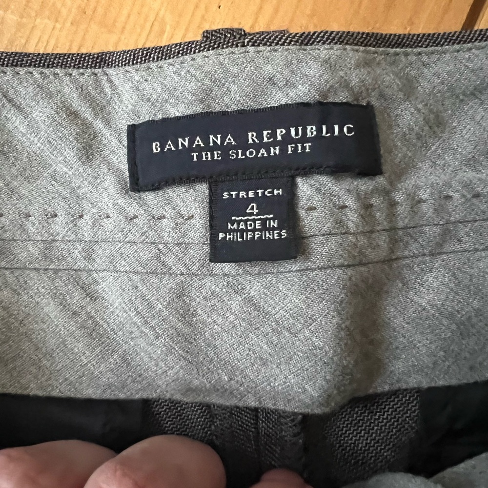 Banana Republic Gray Sloan Fit Trousers - Picture 5 of 7